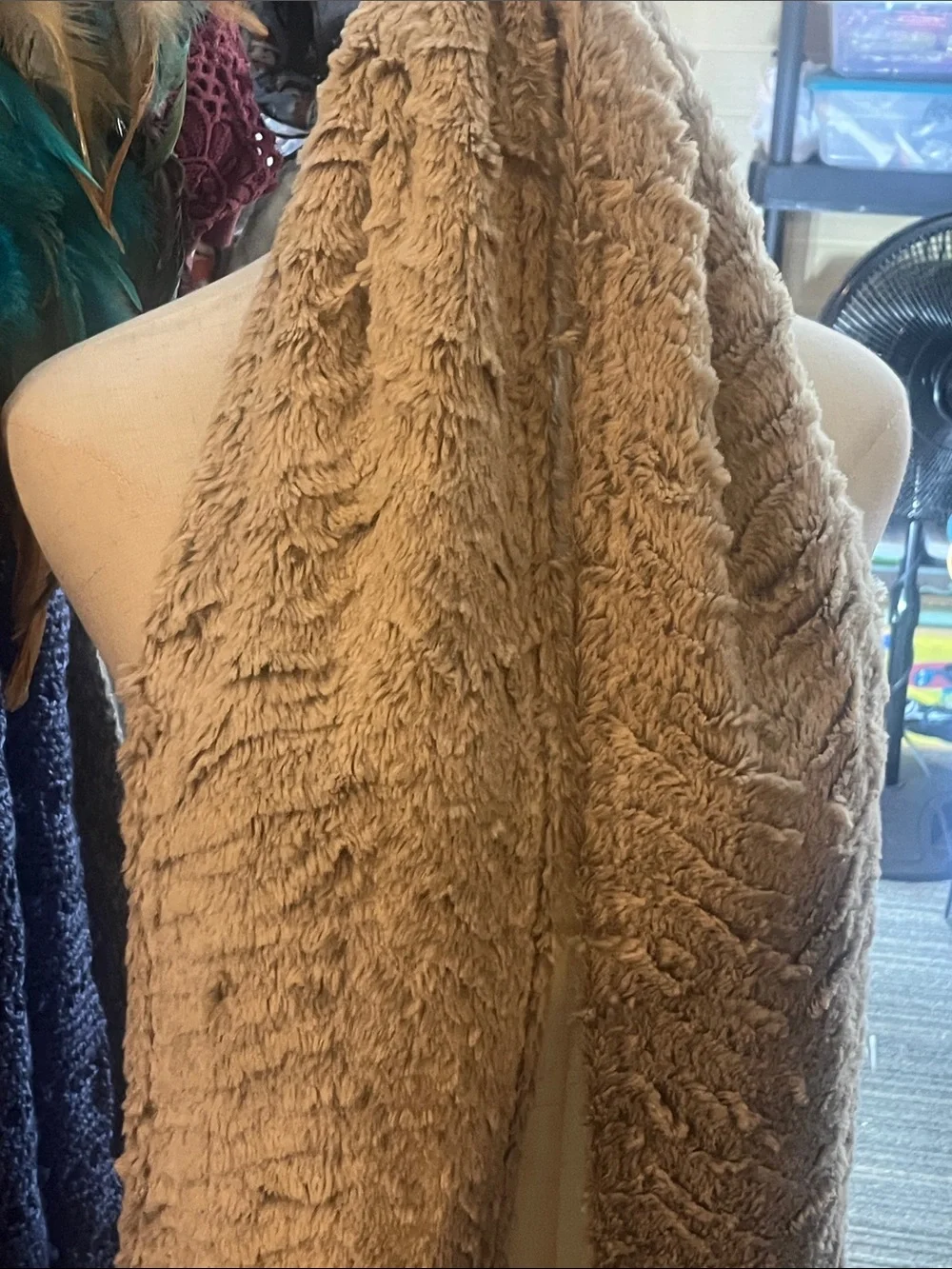 Cozy Beige Soft to the Touch Scarf S188